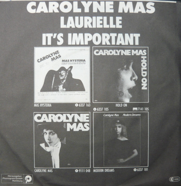 Carolyne Mas : Laurielle (7", Single)