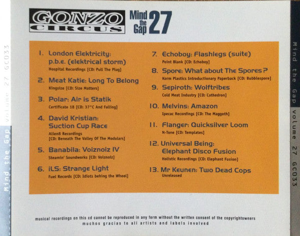 Various : Mind The Gap Volume 27 (CD, Comp)