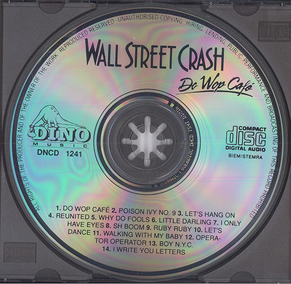 Wall Street Crash : Do Wop Cafe (CD, Album)