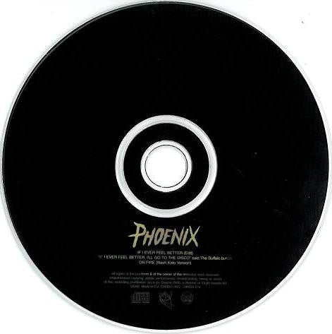 Phoenix : If I Ever Feel Better (CD, Maxi)