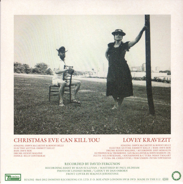 Dawn McCarthy & Bonnie "Prince" Billy : Christmas Eve Can Kill You (7", Single)