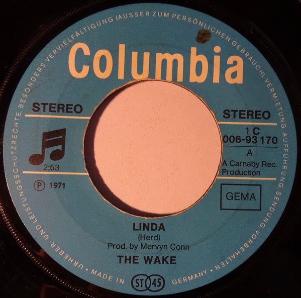 Wake (2) : Linda  (7", Single)