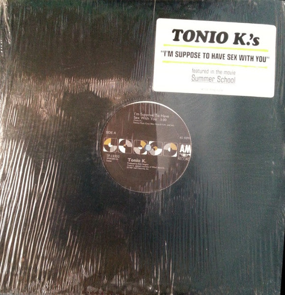 Tonio K. : I'm Supposed To Have Sex With You (12")