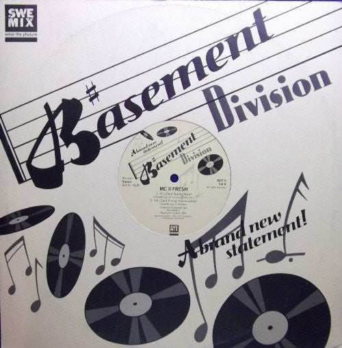 MC II Fresh / StoneBridge : H1 (Cold Funky) / Jazzy John's Freestyle Dub (12")