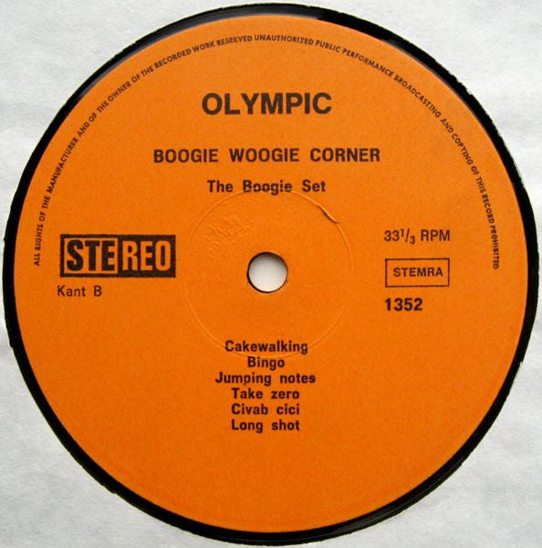 The Boogie Set : Hot Boogie (LP)