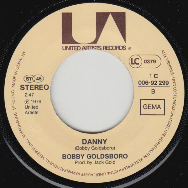 Bobby Goldsboro : Honey / Danny (7", Single, RE)