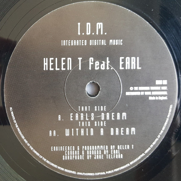 Helen Taylor (2) Feat. Earl Murdock : Earls Dream / Within A Dream (12")