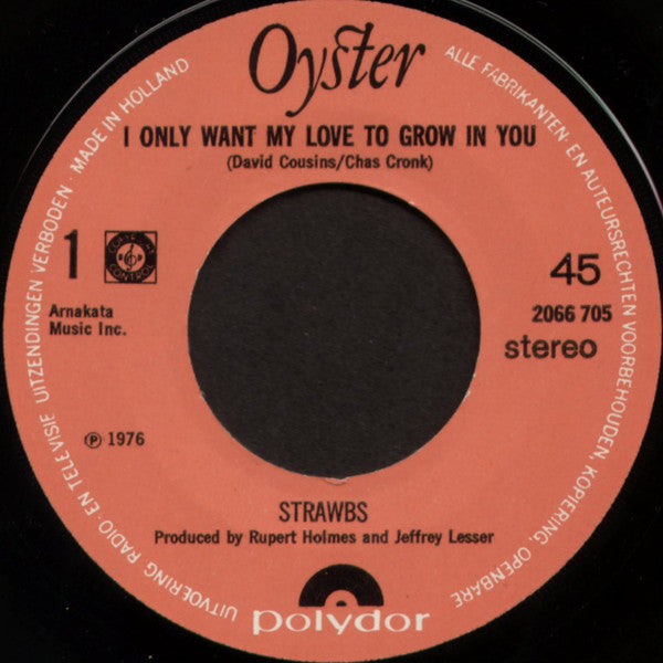 Strawbs : I Only Want My Love To Grow In You (7", Single)