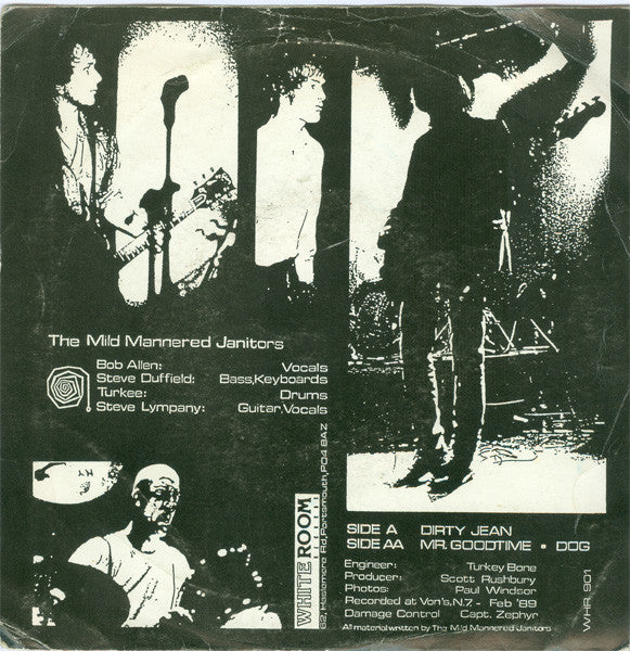 The Mild Mannered Janitors : Dirty Jean / Mr. Goodtime / Dog (7")