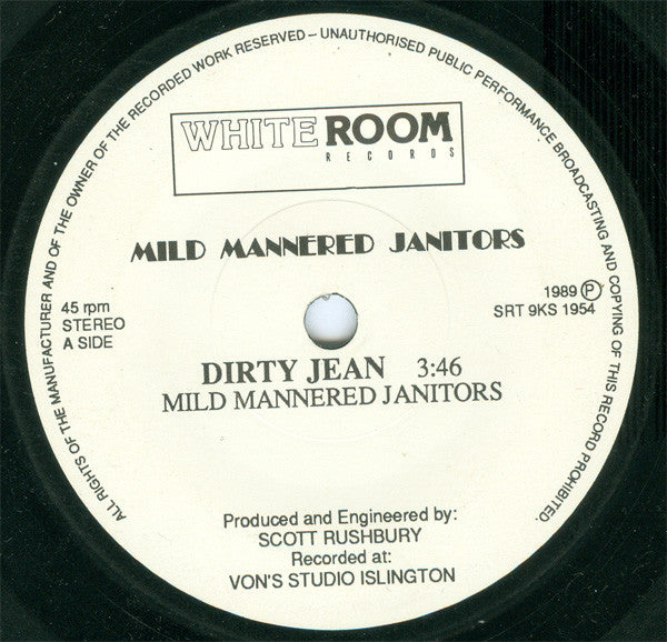 The Mild Mannered Janitors : Dirty Jean / Mr. Goodtime / Dog (7")