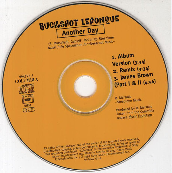 Buckshot LeFonque : Another Day (CD, Maxi)