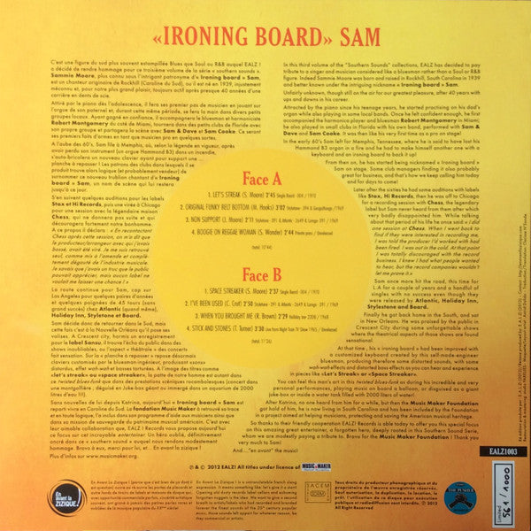 Ironing Board Sam : An Introduction To Ironing Board Sam (10", Comp, Ltd, Num)