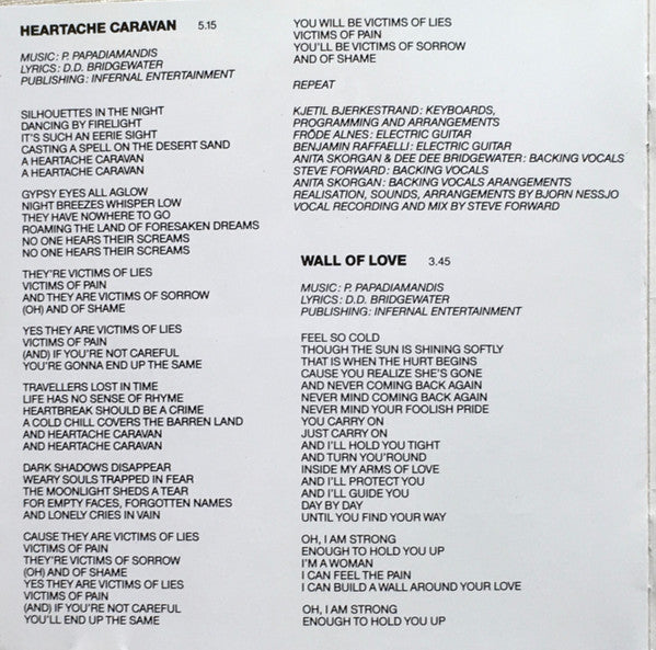 Dee Dee Bridgewater : Victim Of Love (CD, Album)