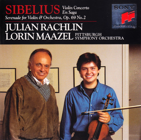 Jean Sibelius - Julian Rachlin, Lorin Maazel, Pittsburgh Symphony Orchestra : Violin Concerto / En Saga / Serenade For Violin & Orchestra, Op. 69 No.2 (CD, Album)