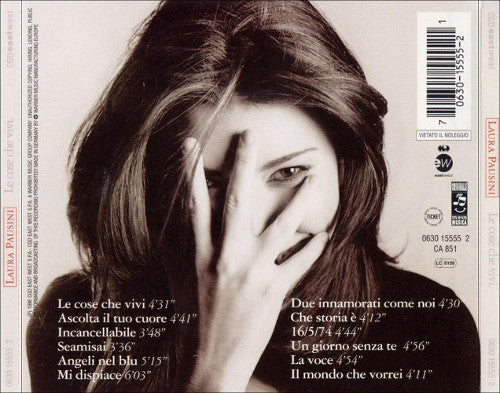 Laura Pausini : Le Cose Che Vivi. (CD, Album)