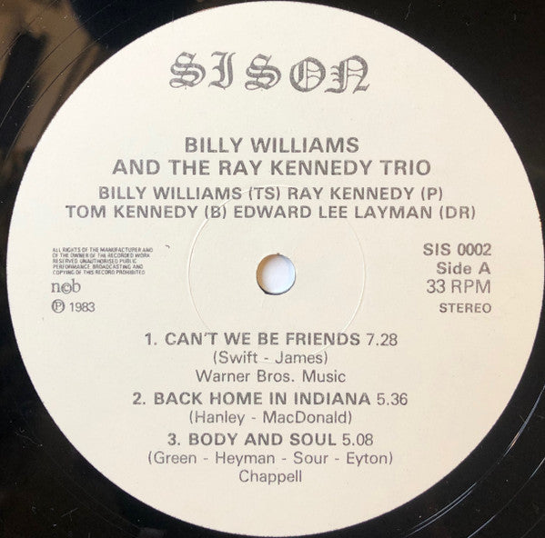 Billy Williams (14) And The Ray Kennedy Trio : A Happing For Body And Soul (LP)