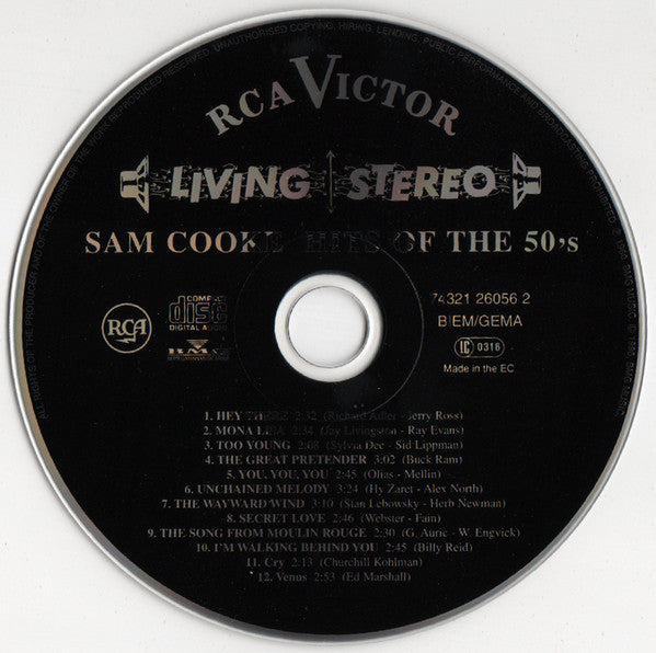 Sam Cooke : Hits Of The 50's (CD, Album, RE)