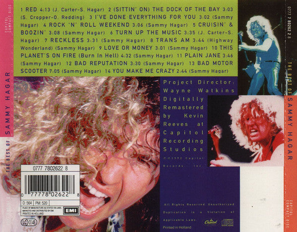 Sammy Hagar : The Best Of Sammy Hagar (CD, Comp)