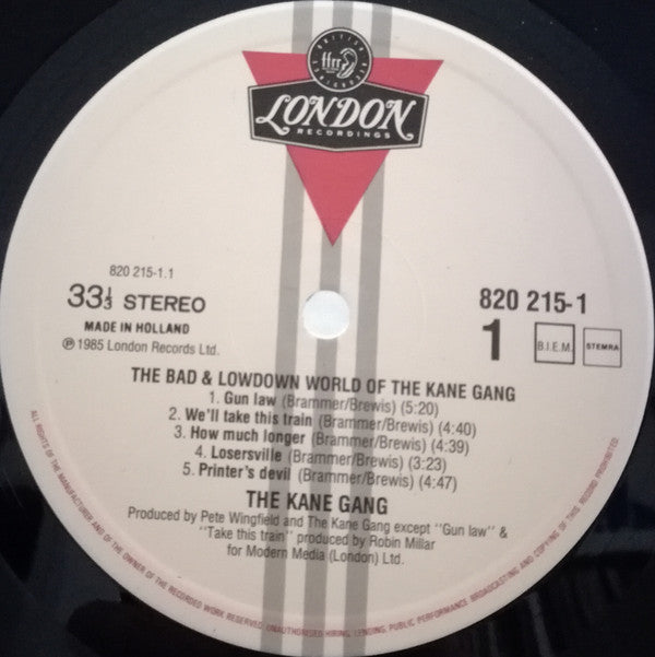 The Kane Gang : The Bad And Lowdown World Of (LP, Album)