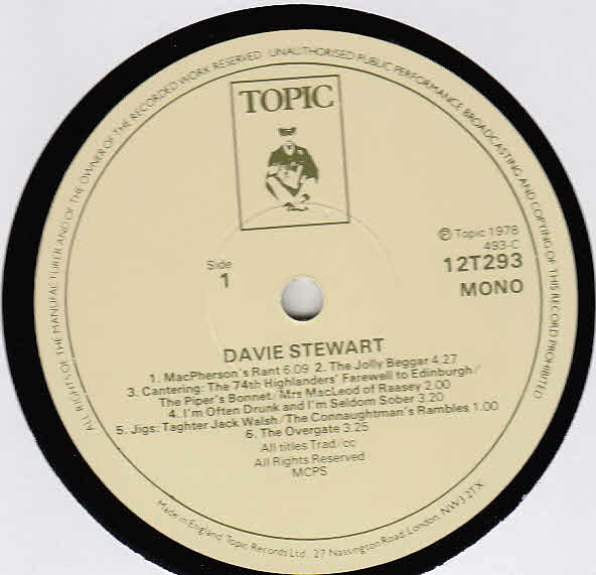 Davie Stewart : Davie Stewart (LP, Album, Mono)