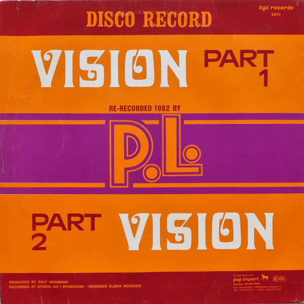 P.L. : Vision (12")
