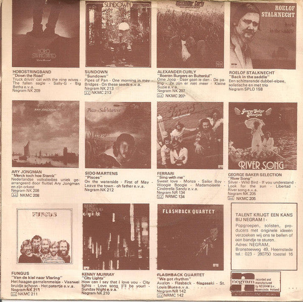 Sundown (4) : Pipes Of Pan (7", Single)