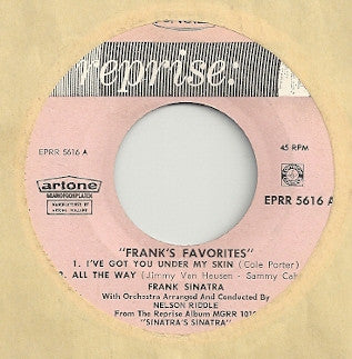 Frank Sinatra : Frank's Favorites (7", EP)