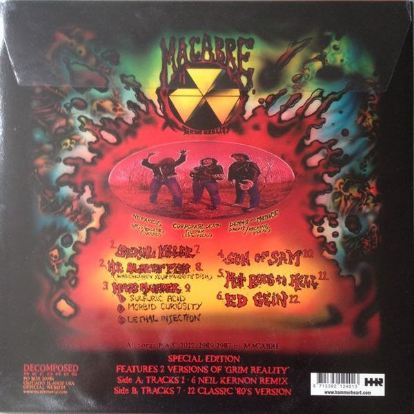 Macabre : Grim Reality (12", Ltd, Num, RE)