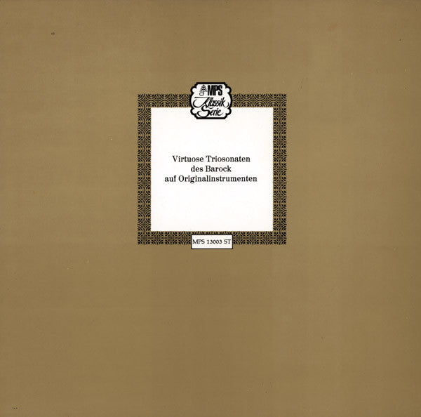 Georg Philipp Telemann, Carl Philipp Emanuel Bach, Johann Sebastian Bach - L'Estro Armonico Amsterdam : Virtuose Triosonaten Des Barock (LP, Album)