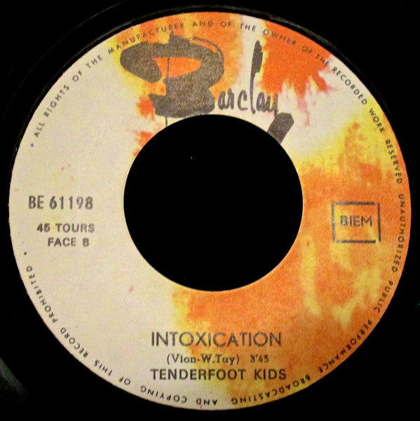 Tenderfoot Kids : Time Is Up (7", Single)