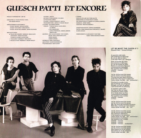 Guesch Patti : Labyrinthe (LP, Album, Gat)
