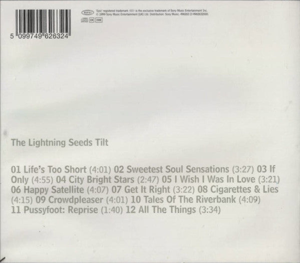 Lightning Seeds : Tilt (CD, Album)