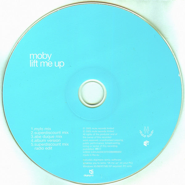 Moby : Lift Me Up (CD, Maxi, Enh, CD2)