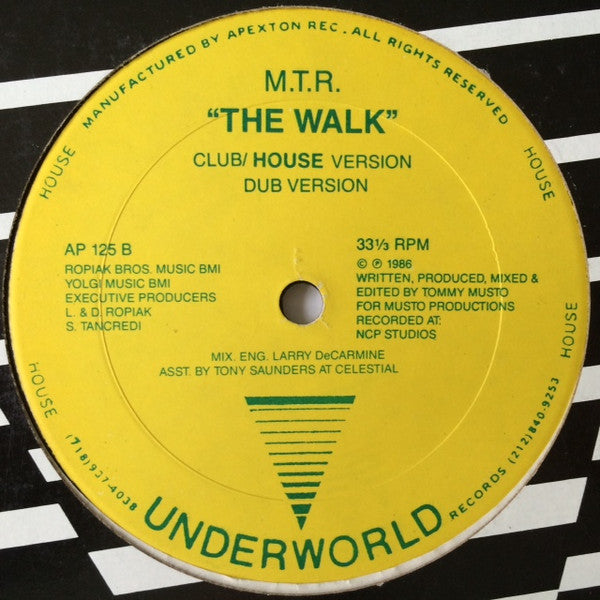 M.T.R. : The Walk (12")