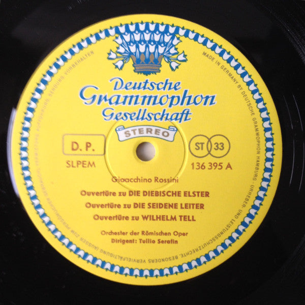 Tullio Serafin / Orchestra Del Teatro Dell'Opera Di Roma : Ouvertures (LP)