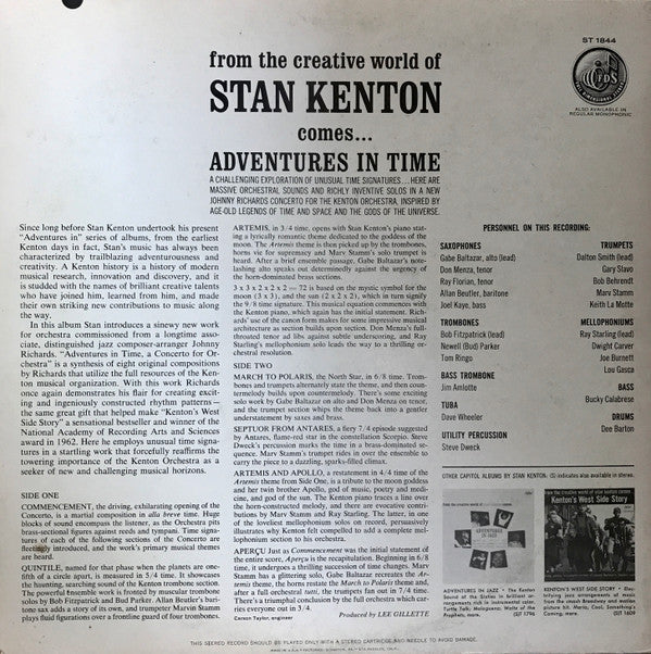 Stan Kenton : Adventures In Time (LP, Album)