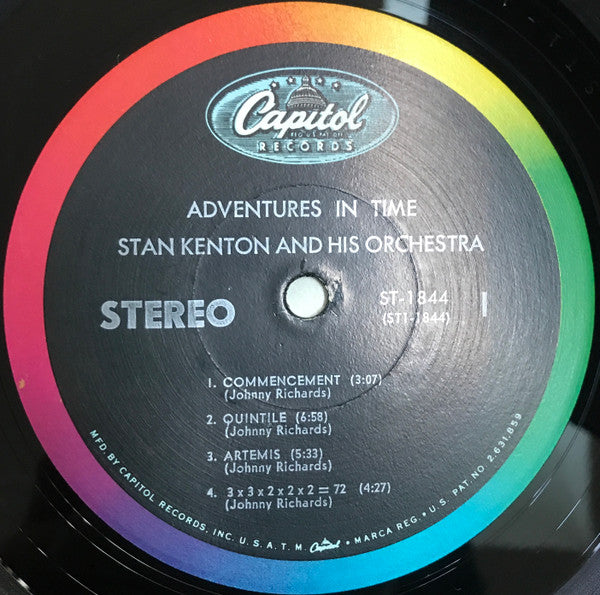Stan Kenton : Adventures In Time (LP, Album)
