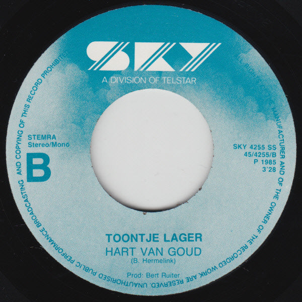 Toontje Lager : Als Ik 'n Meisje Was (7", Single)