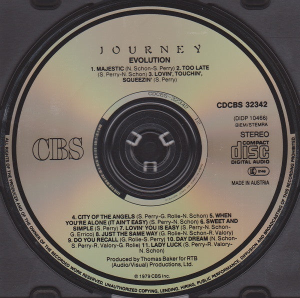 Journey : Evolution (CD, Album, RE)
