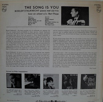 Roelof Stalknecht : The Song Is You (LP, Album, Mono)