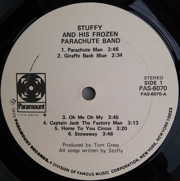 Stuffy And His Frozen Parachute Band : Stuffy And His Frozen Parachute Band (LP)