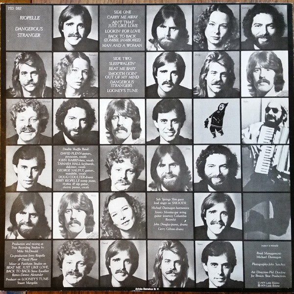 Jerry Riopelle : Dangerous Stranger (LP, Album, RE)