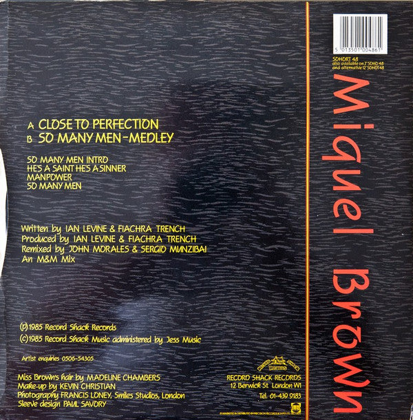 Miquel Brown : Close To Perfection (12", Ltd)