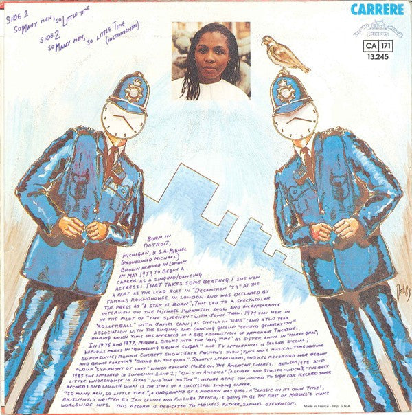 Miquel Brown : So Many Men - So Little Time (7", Single)