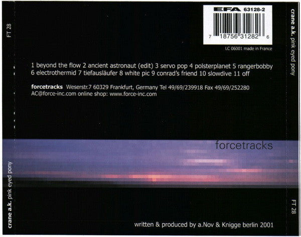 Crane A.K. : Pink Eyed Pony (CD, Album)