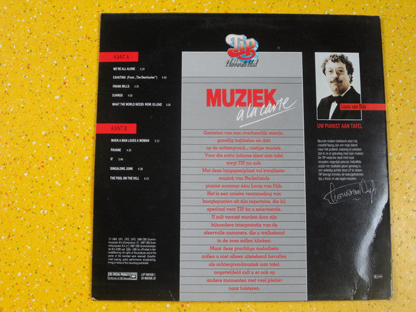 Louis Van Dyke Trio : Muziek à La Carte (LP, Comp)