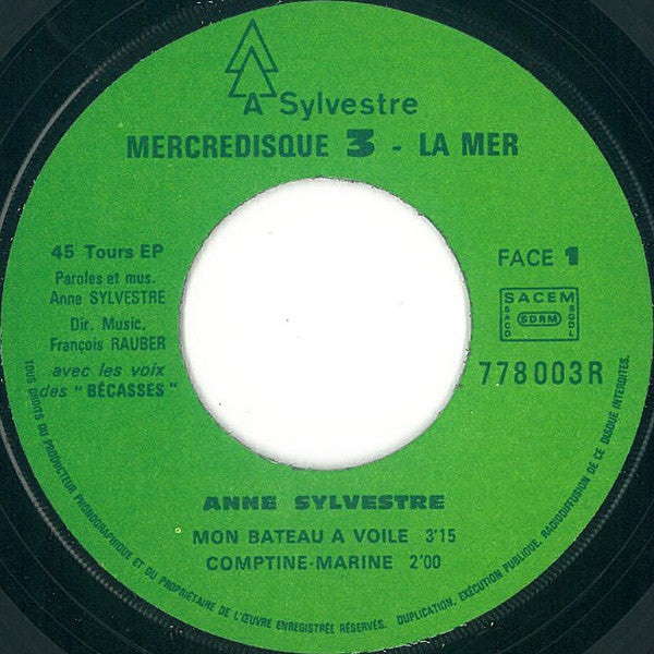Anne Sylvestre : La Mer (7", EP)