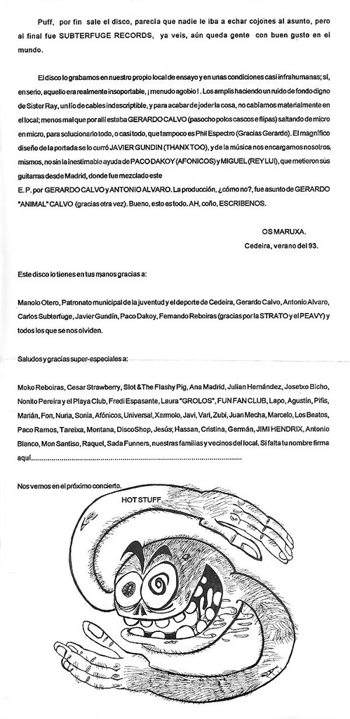 Os Maruxa : Hot Stuff (7")