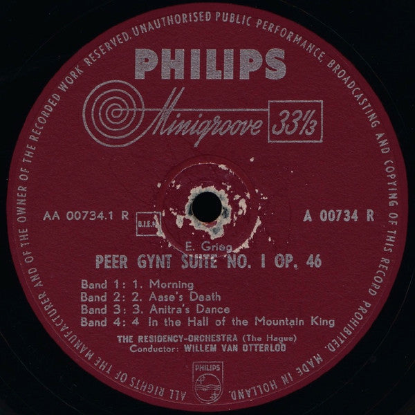Edvard Grieg : Peer Gynt Suites (10", Album)