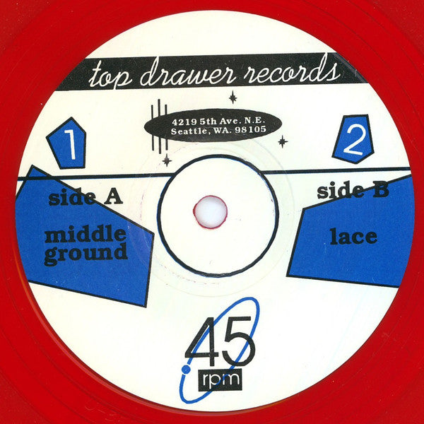 Old Man (3) : Middle Ground B/W Lace (7", Single, Num, Red)